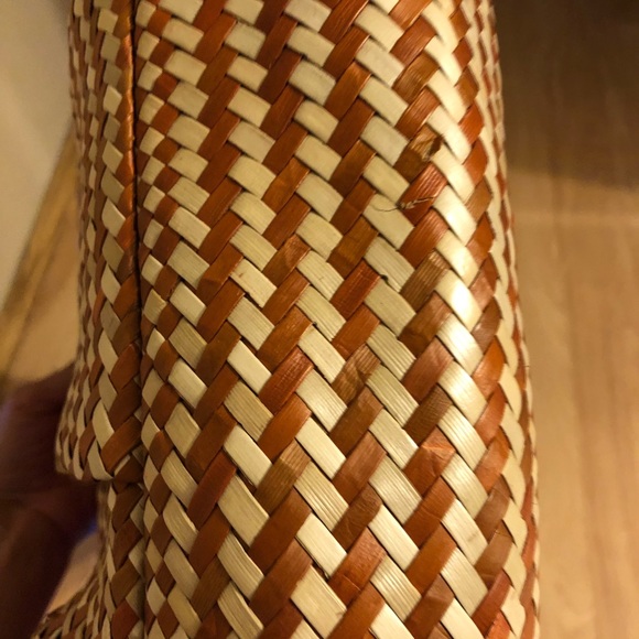 QUICK SALE: Bayong “tote” Brandnew with Tags weaved cotton & wicker material - Picture 7 of 7